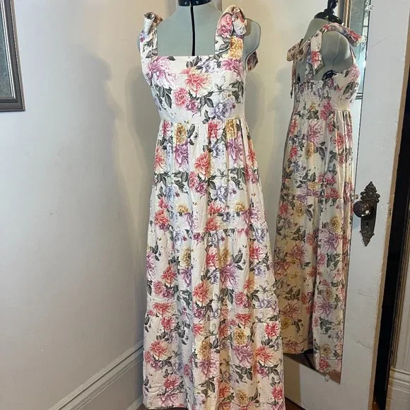 House of Harlow 1960 | Dresses | House Of Harlow 96 Linen Blend Tiered Bow Tie Shoulder Long Maxi Dress | Poshmark House of Harlow 1960 | Dresses | House Of Harlow 96 Linen Blend Tiered Bow Tie Shoulder Long Maxi Dress | Poshmark
